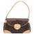 Borsa a tracolla Louis Vuitton Beverly MM Monogram Marrone Monogramma