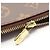 Borsa Louis Vuitton Pochette Accessoires Marrone Rosso Monogramma - vista 6