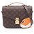 Borsa a 2 vie Louis Vuitton Pochette Metis MM Monogram Tiger Head Marrone Multicolore