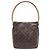 Borsa a tracolla Louis Vuitton Looping GM Monogram Marrone Monogramma