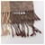 Sciarpa Loewe Anagram Checkerboard Marrone Beige  - vista 4