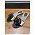 Sandali Chanel Camellia 37 Nero Beige - vista 2