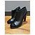 Stivaletti con punta a capiglia in pelle nera Chanel Nero - vista 12