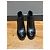Stivaletti con punta a capiglia in pelle nera Chanel Nero - vista 2