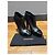 Stivaletti con punta a capiglia in pelle nera Chanel Nero - vista 7