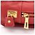 Borsa a mano in pelle rossa Prada Rosso - vista 5