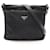 Borsa a Spalla Prada Triangle Plate Nero  - vista 1