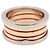 Bulgari Bvlgari B-zero1 3-Band Ring Silber Golden - Ansicht 3