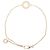 Bulgari Bracciale charm Bvlgari in oro rosa 18K con madreperla Bianco D'oro - vista 2