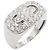 Bulgari Anello Parentesi con diamante Argento