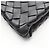 Borsa a Spalla Bottega Veneta Intrecciato Nero - vista 6