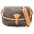 Louis Vuitton Sologne Monogram Schultertasche Braun