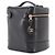 Borsa Vanity Chanel in pelle di vitello martellata nera Nero - vista 4