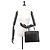 Hermès Borsa Tote Hermes White Bass PM Nero Bianco - vista 10
