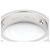 Anel Cartier Love 3PD - Aliança em ouro branco 18K com diamantes Prata - vista 4