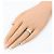 Anel Cartier Love 3PD - Aliança em ouro branco 18K com diamantes Prata - vista 7