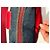 Borsa a spalla Valentino Garavani in denim e pelle rossa Rosso Blu - vista 8