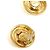 Chanel Haute Couture Orecchini 1995s Esagonali Dorati Clip on D'oro - vista 3