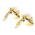 Chanel Haute Couture Orecchini 1995s Esagonali Dorati Clip on D'oro - vista 4