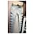 Philipp Plein Women's Light Blue Denim Jeans with Black Lace Insets  - view 3