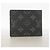 Portafoglio Slender Louis Vuitton Monogram Eclipse Nero - vista 6