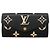 Sarah Louis Vuitton Monogram Empreinte Bicolor Long Wallet Schwarz Beige