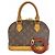 Borsa Louis Vuitton Alma BB Monogram Marrone