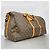 Louis Vuitton Marrone Boston Monogram Keepall Bandoulière 60 - vista 2