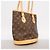 Borsa Tote Louis Vuitton Monogram Bucket PM Marrone - vista 2