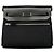 Borsa a tracolla Hermès Herbag Zip Mini Toile Military Black Nero - vista 8