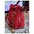 Borsa a secchiello Moschino in nylon rosso - vista 13