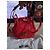 Borsa a secchiello Moschino in nylon rosso - vista 4