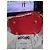 Borsa a secchiello Moschino in nylon rosso - vista 7