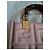 Fendi Mini Sunshine Borsa in pelle rosa - vista 3