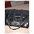 Borsa a mano Chanel in pelle nera e vernice Nero - vista 6
