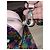 Gucci Borsa a Tracolla GG Supreme Arcobaleno Rosa Multicolore - vista 15