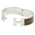 Hermès Large GM Clic Clac H Bracelet Silver Etoupe Enamel L Brown  - view 5