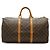 Louis Vuitton Borsa da viaggio Keepall 50 in tela monogram marrone vintage - vista 2