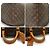 Louis Vuitton Borsa da viaggio Keepall 50 in tela monogram marrone vintage - vista 5