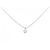 Autre Marque Collana in platino Pt850 e diamante Argento
