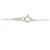 Autre Marque Collana in platino Pt850 e diamante Argento - vista 5