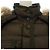 Abrigo de plumón Moncler HERMIFUR Verde Caqui - vista 6