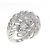 Autre Marque Heiwado Platinum950 Diamond Ring Silber
