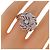 Autre Marque Heiwado Platinum950 Diamond Ring Silber - Ansicht 5