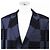 Chaqueta de lana Louis Vuitton LV MADE PARIS Damier Negro Azul - vista 2