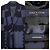 Chaqueta de lana Louis Vuitton LV MADE PARIS Damier Negro Azul - vista 9