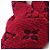 Sciarpa Louis Vuitton Logomania Monogram in lana e seta Rosso - vista 3