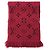 Sciarpa Louis Vuitton Logomania Monogram in lana e seta Rosso - vista 5