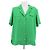 Camisa Ganni verde de viscosa