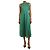 Weekend Max Mara Vestido lencero sin mangas de mezcla de lino verde - talla UK 4